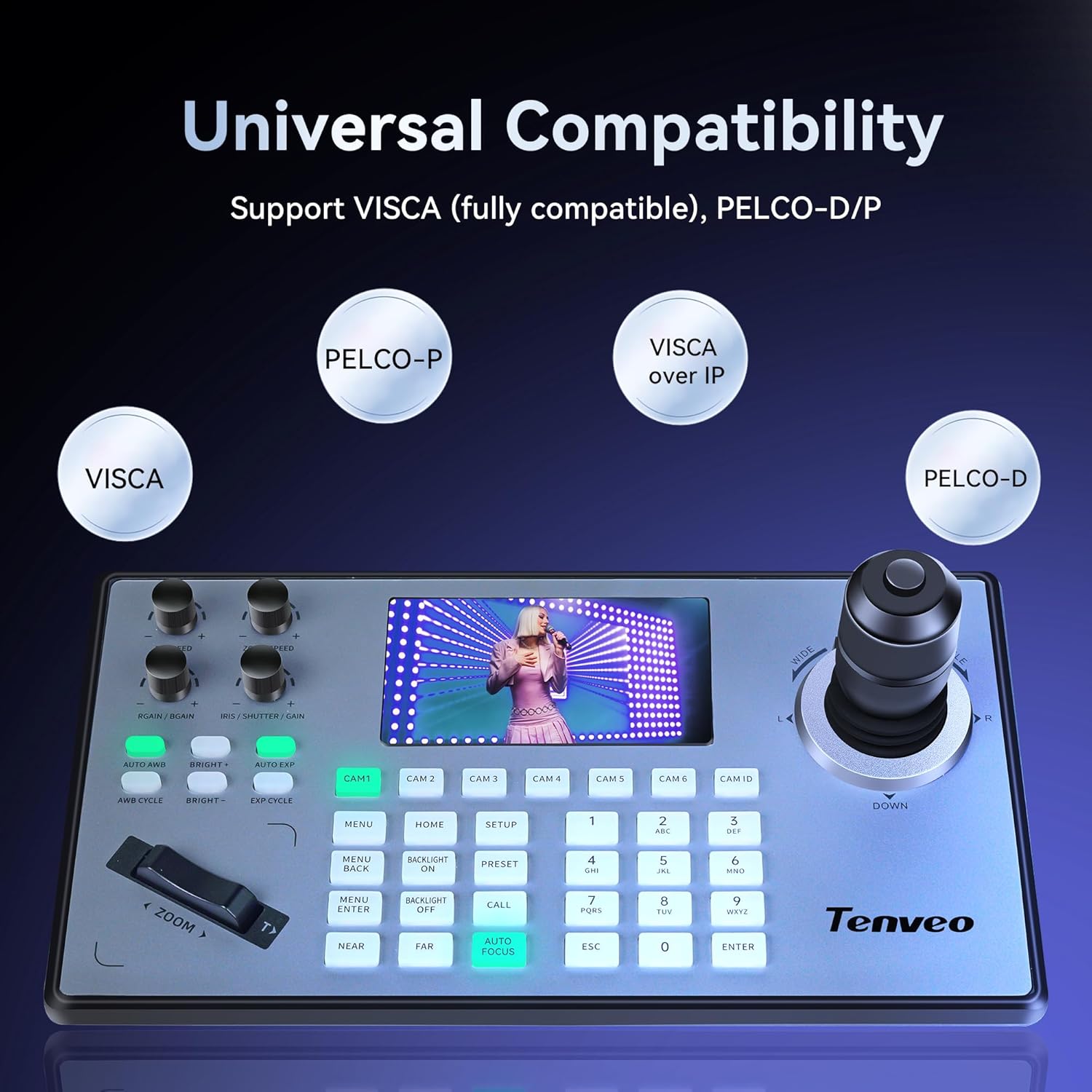 Tenveo Controller Telecamera PTZ Joystick 4D - immagine 7
