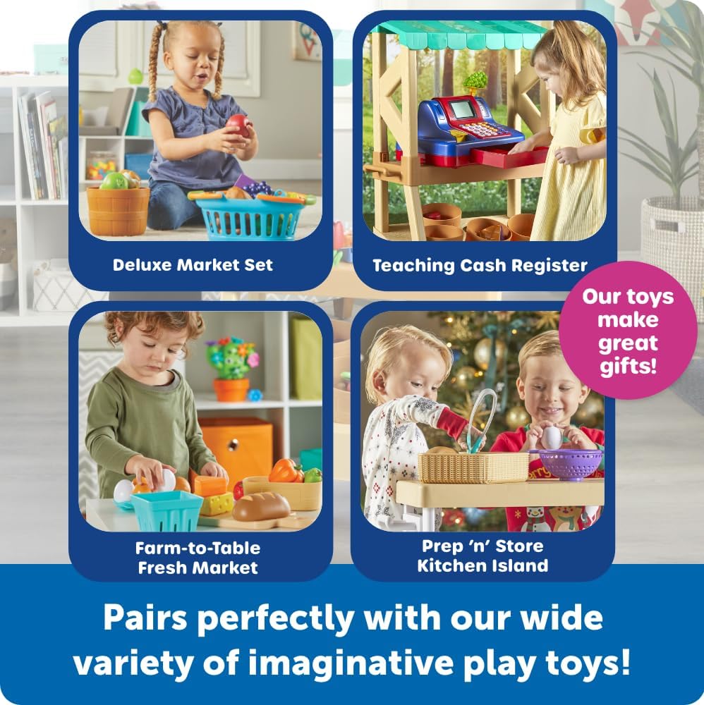 Learning Resources - Banco Fattoria Legno 27 Pezzi - immagine 5