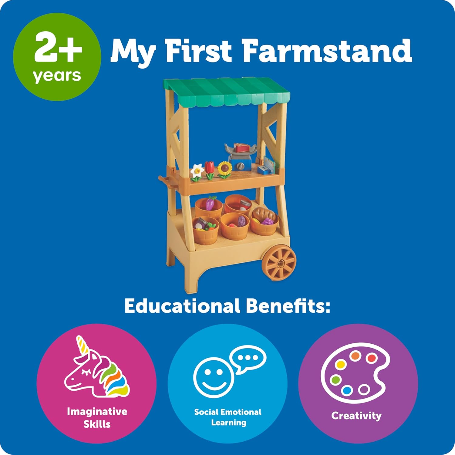 Learning Resources - Banco Fattoria Legno 27 Pezzi - immagine 6