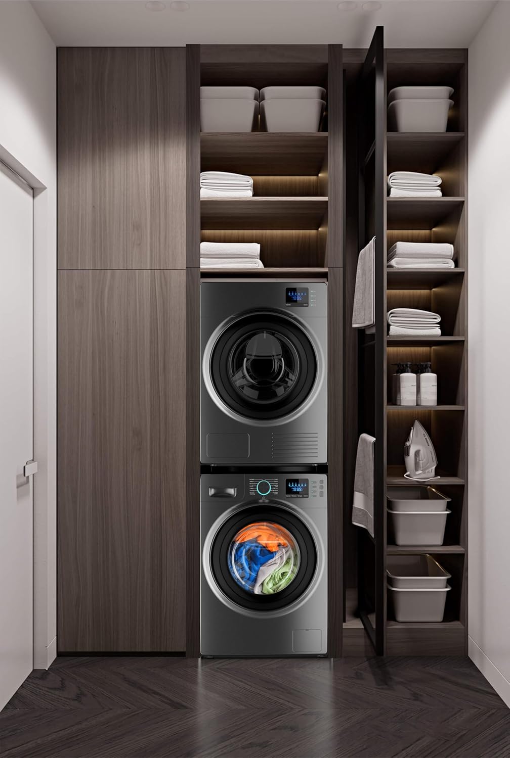 Meliconi Torre Noir Shelf - Kit Sovrapposizione Universale - immagine 3