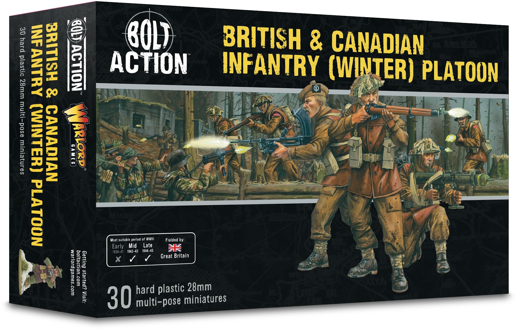 Warlord Games Plotone Fanteria Britannica e Canadese