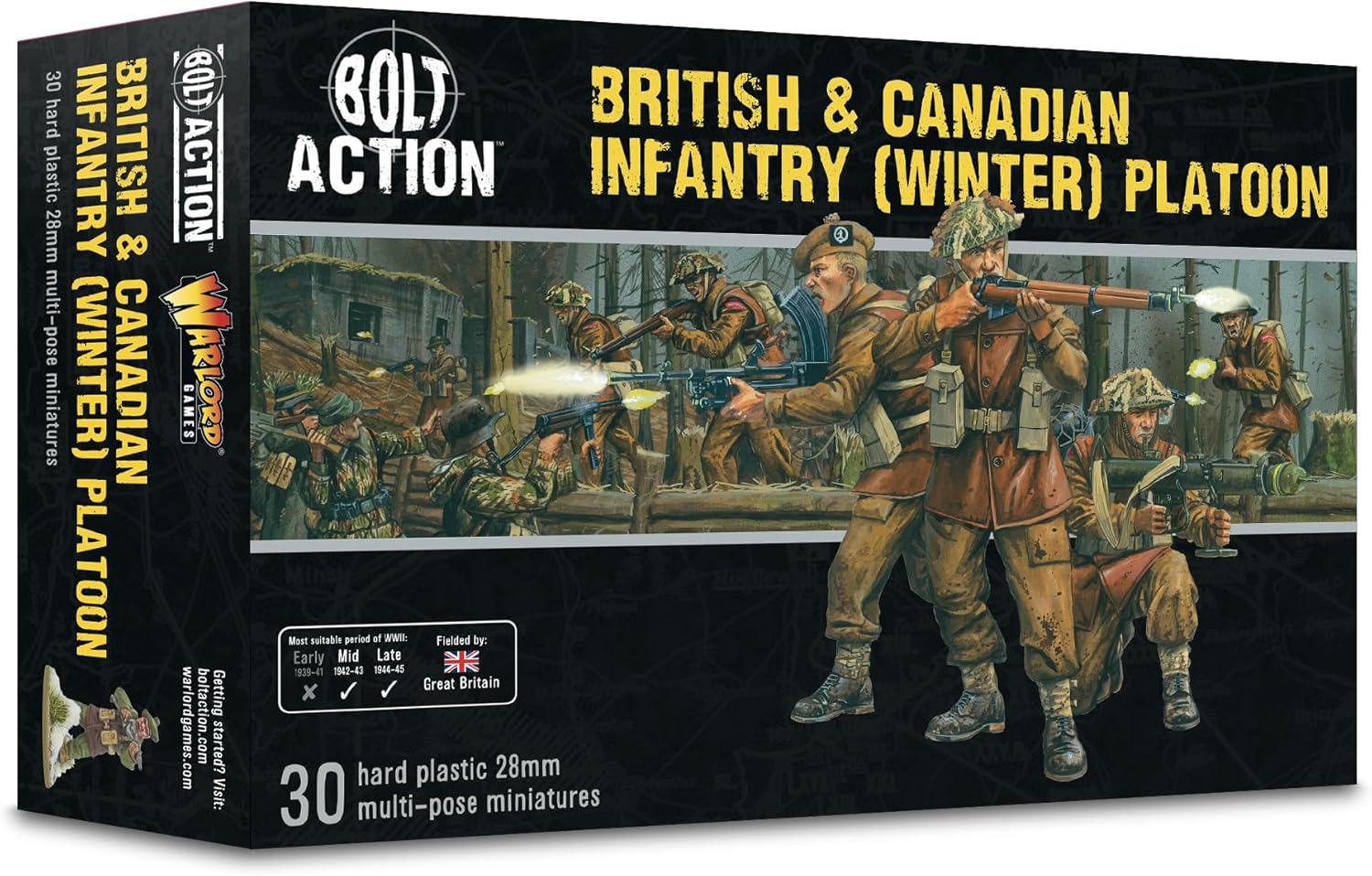 Warlord Games Plotone Fanteria Britannica e Canadese - immagine 1