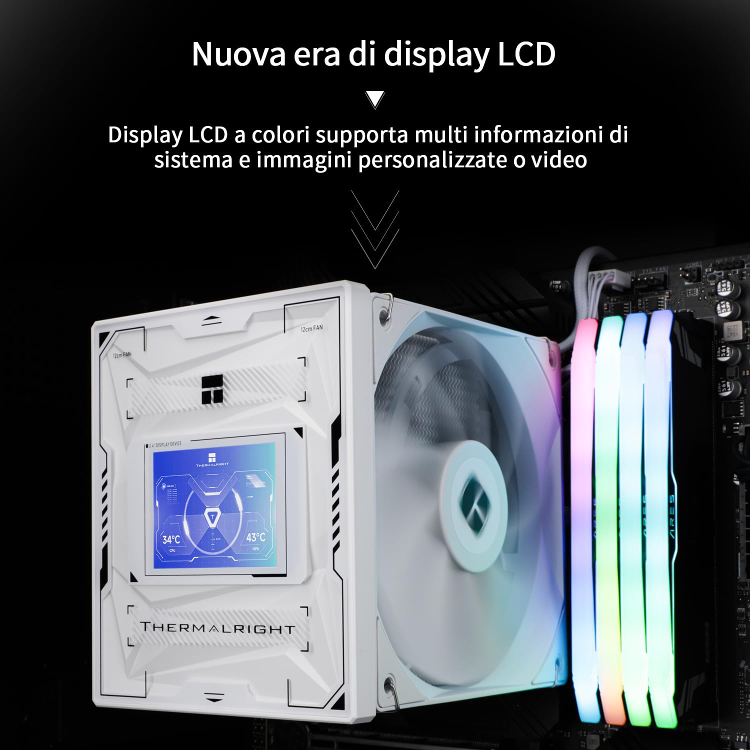 Tr Burst Assassin 120 Vision Blanc - Radiatore CPU - immagine 5