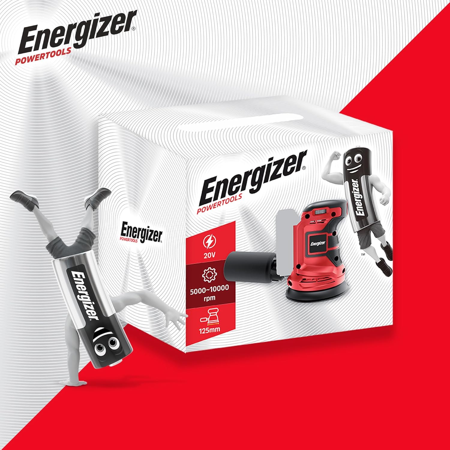 Energizer Levigatrice Orbitale Cordless 20V 10.000 giri/min - immagine 5