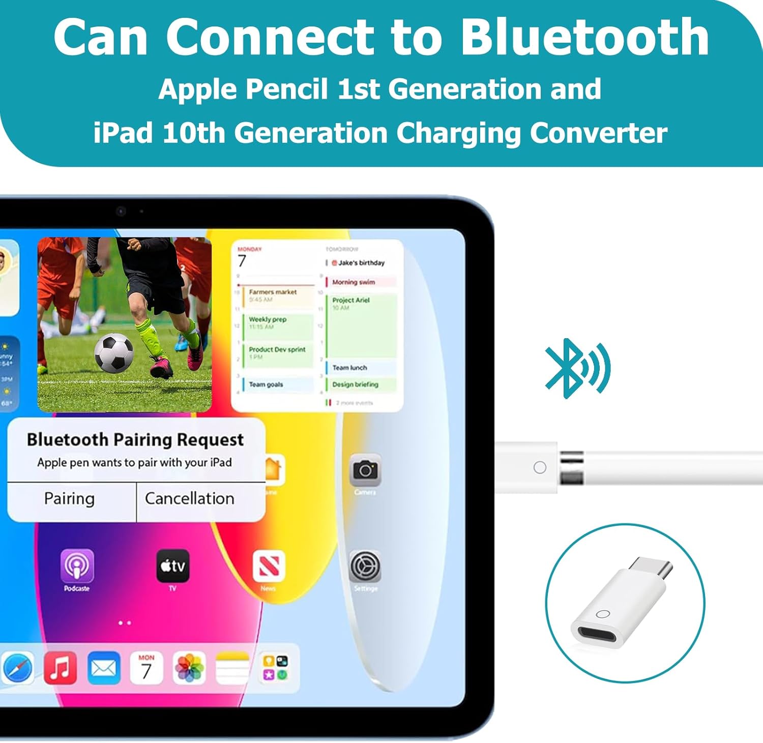 Adattatore USB-C per Apple Pencil 1ª Generazione - immagine 6