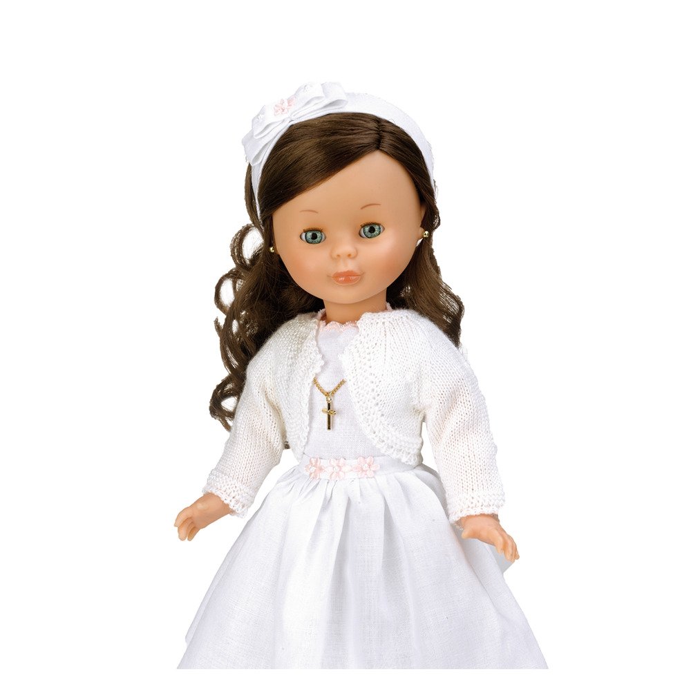 Nancy 700011490 - Bambola di Comunione, Brunetta