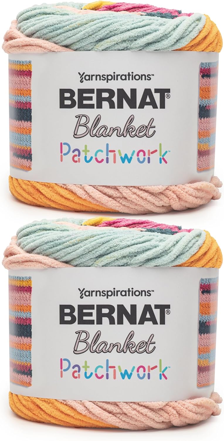Bernat Blanket Patchwork Tropical Splash Filato - 2x300g - immagine 1