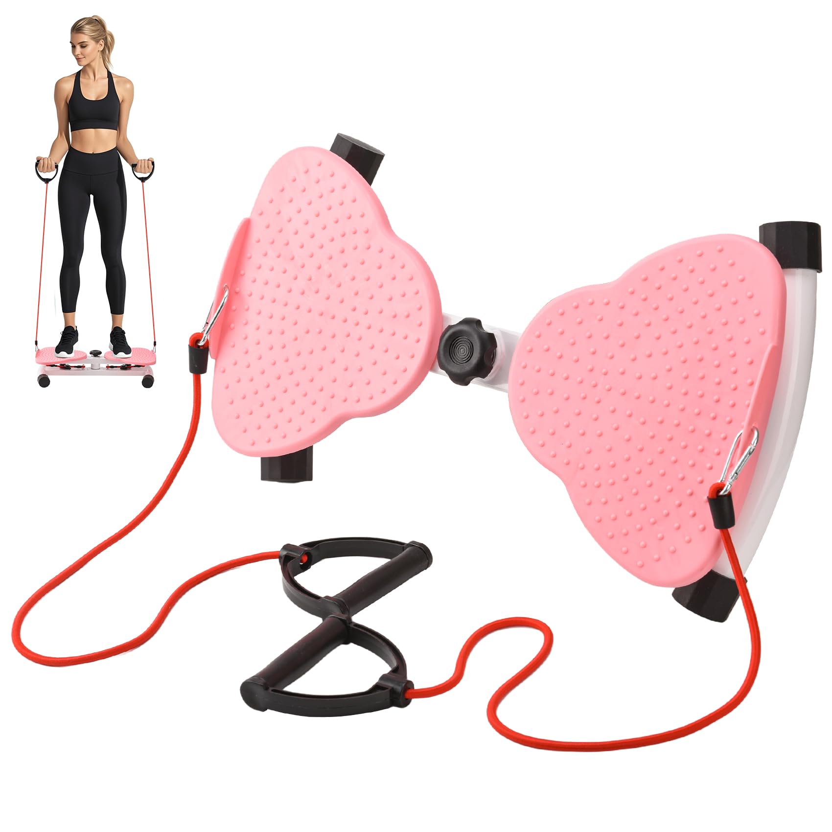 LTFIOON Twist Waist Disc Board,Disco Rotante Fitness Twist Vita Disc per Gli Esercizi di Torsione di Vita e Fianchi,Waist Twist Board per Modellare il Corpo,Fitness