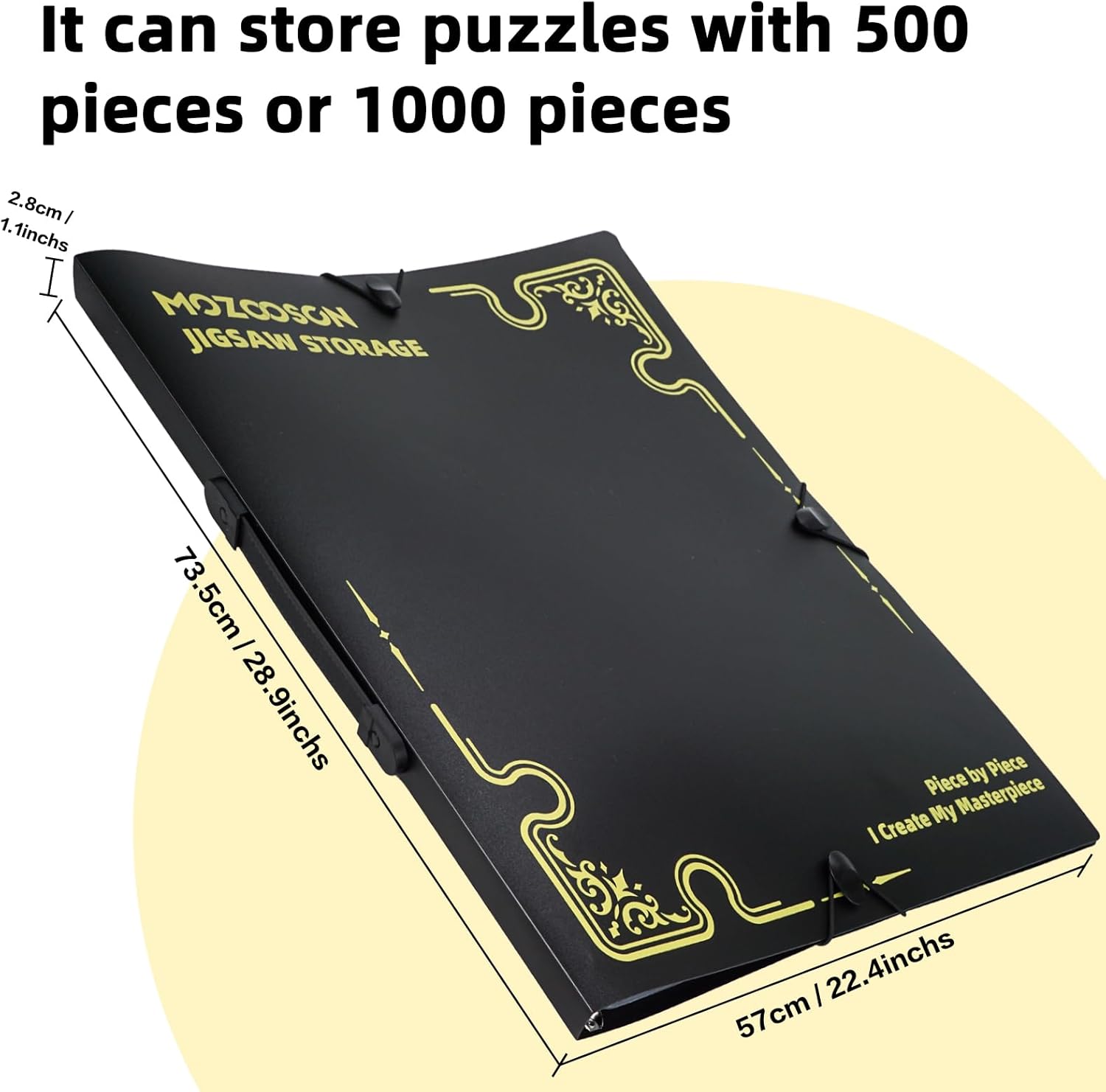 Mozooson Raccoglitore per Puzzle da 1000pz con 25 Tasche - immagine 6