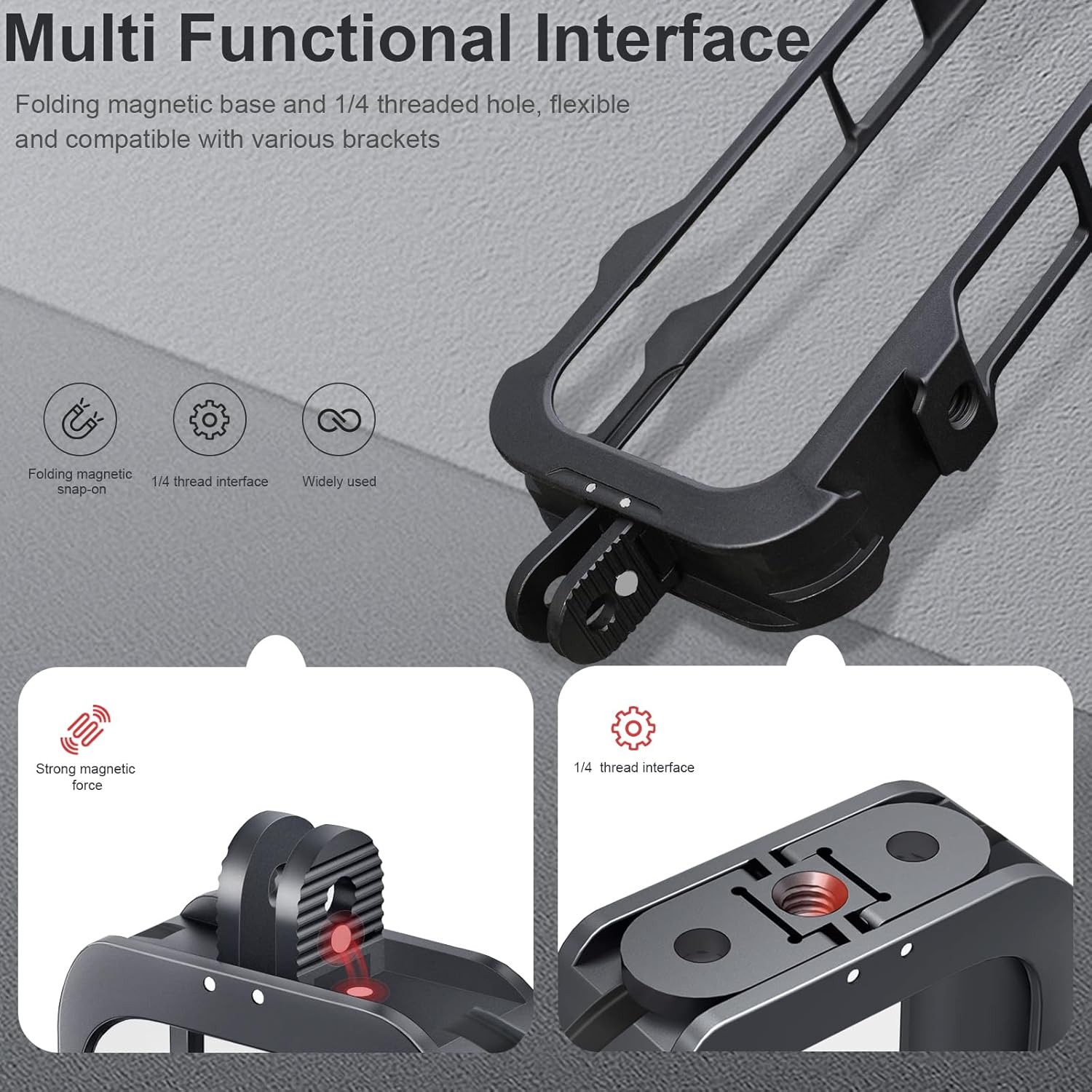 Fitstill Gabbia in Alluminio per Insta360 X4 - immagine 3