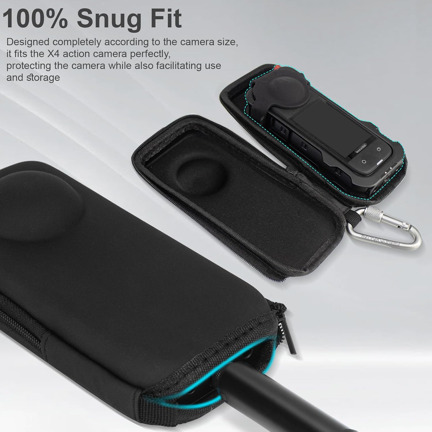 Fitstill Gabbia in Alluminio per Insta360 X4 - immagine 5