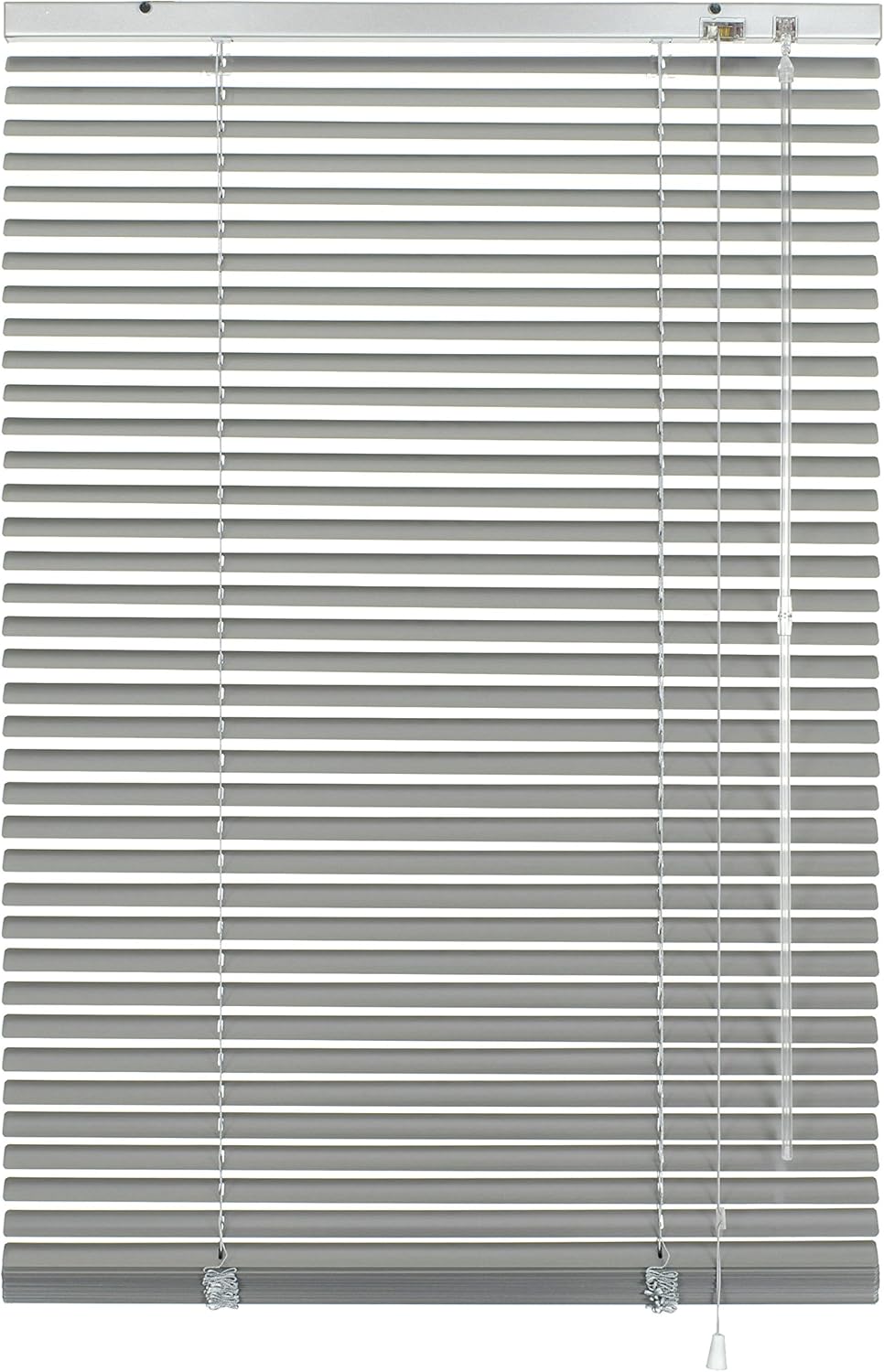 Deco Company, 23-3071 Veneziane con Morsetto, Alluminio, Argento, 85 x 220 cm