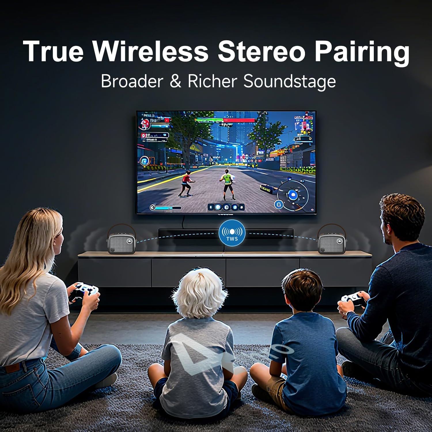 Altoparlante Bluetooth Portatile Stile Vintage, Marrone - immagine 5