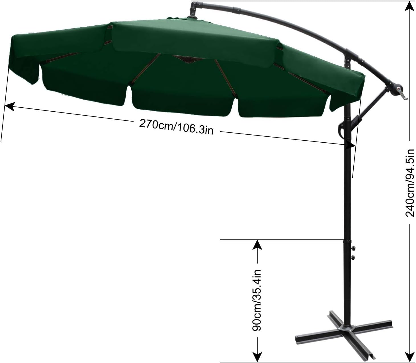 ABCCANOPY - Ombrellone da 2,7 m - immagine 2