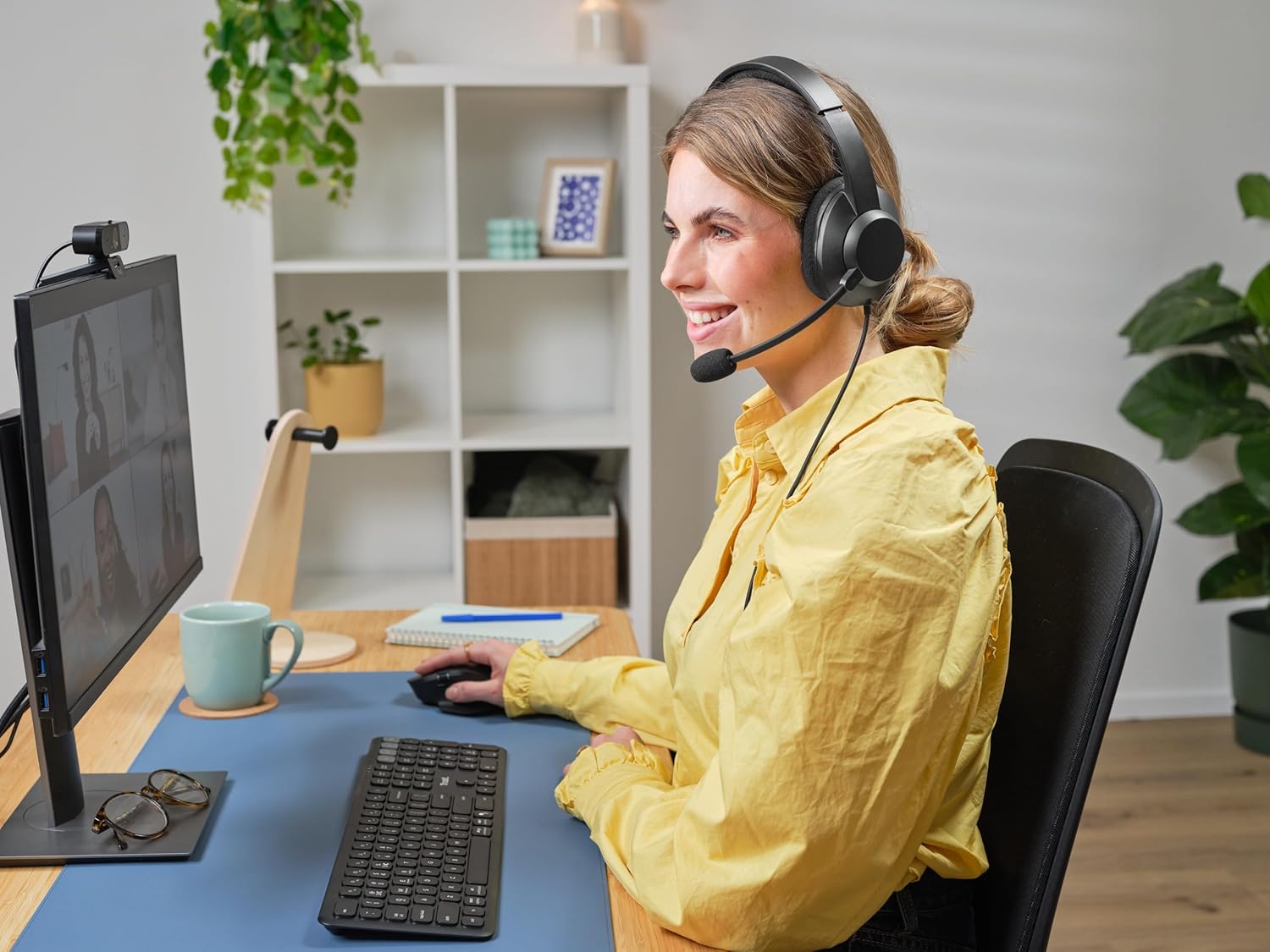 Trust Ayda Max USB Cuffie con Microfono ENC, Nero - immagine 10