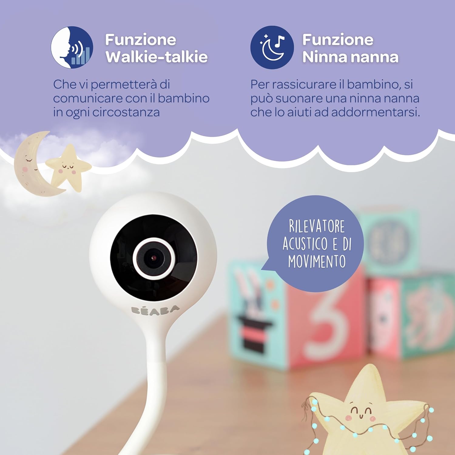 Béaba Babyphone Zen Connect - Videocamera Full HD - immagine 4