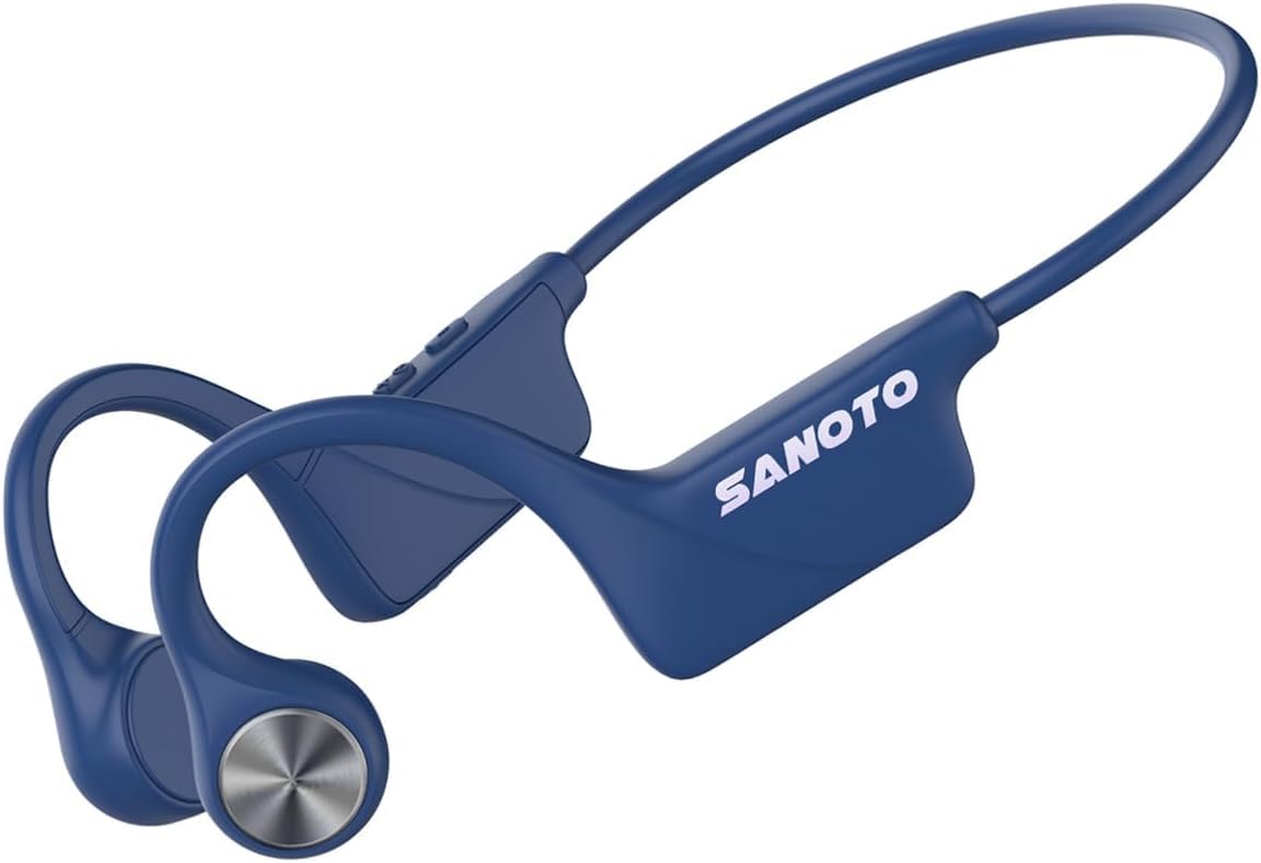 Sanoto Cuffie Conduzione Ossea Bluetooth 5.3 IPX5