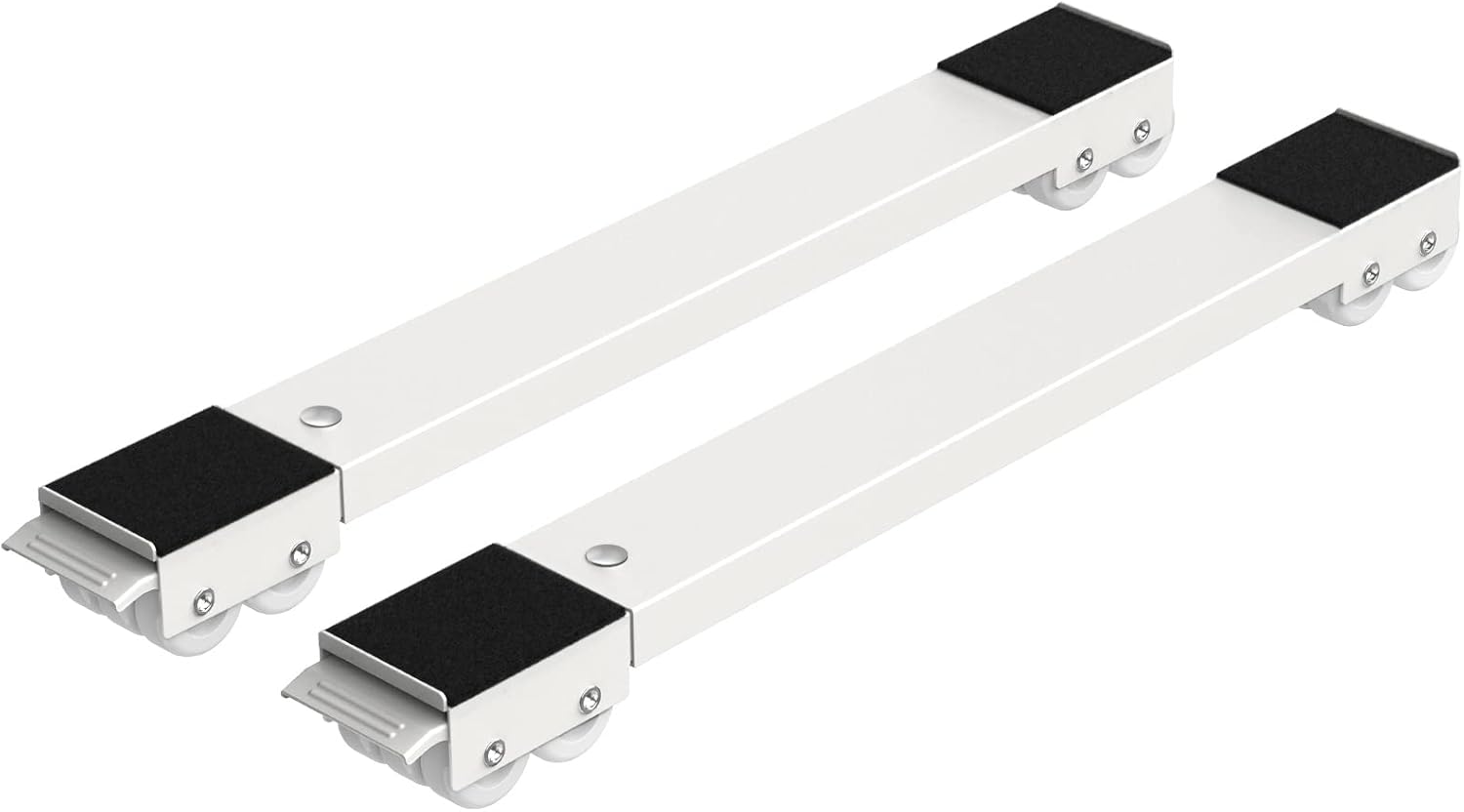 Ronlap Base Lavabiancheria Regolabile con Freno, Bianco - immagine 1