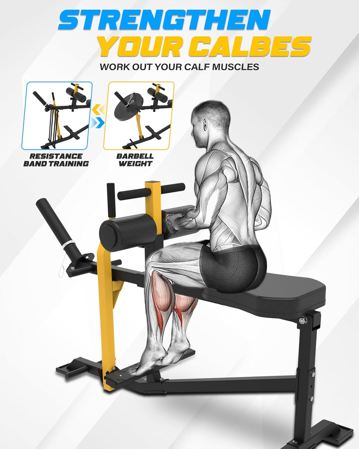 Guug Macchina per Polpacci per Allenamento Gambe - immagine 5