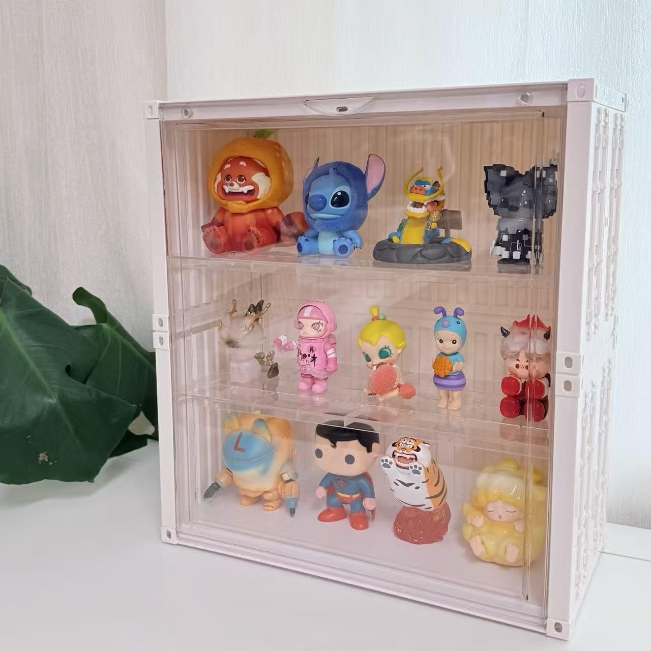 Vetrinetta Espositiva Acrilico con Porta e Scaletta 2 Gradini - immagine 3