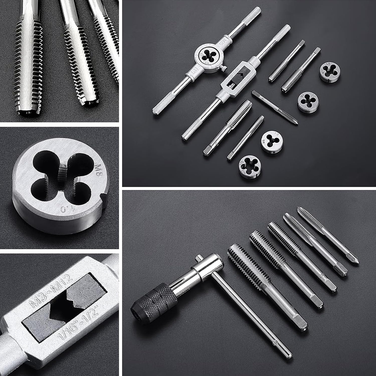 HATANSE Set Maschi e Filiere M2-M18 (110 Pezzi) - immagine 3