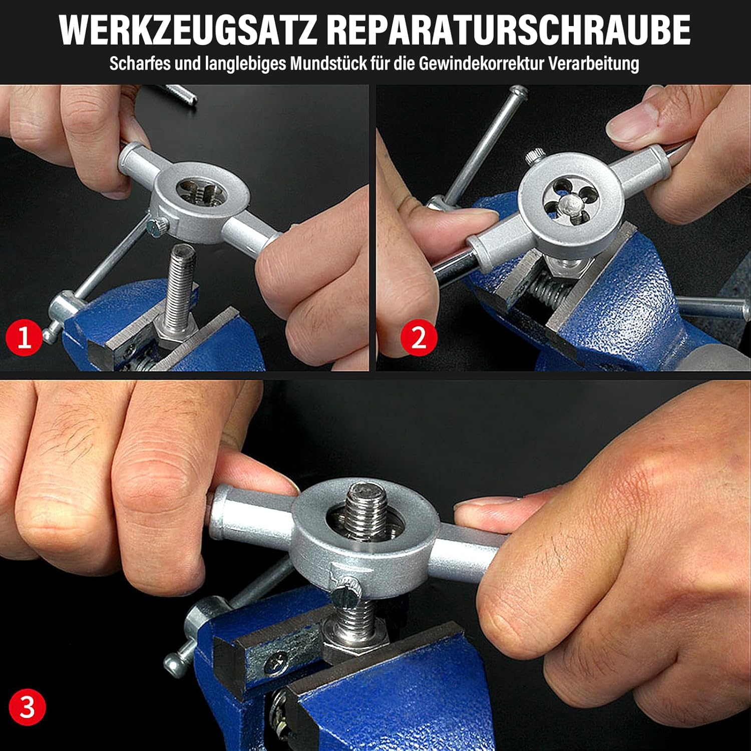 HATANSE Set Maschi e Filiere M2-M18 (110 Pezzi) - immagine 5