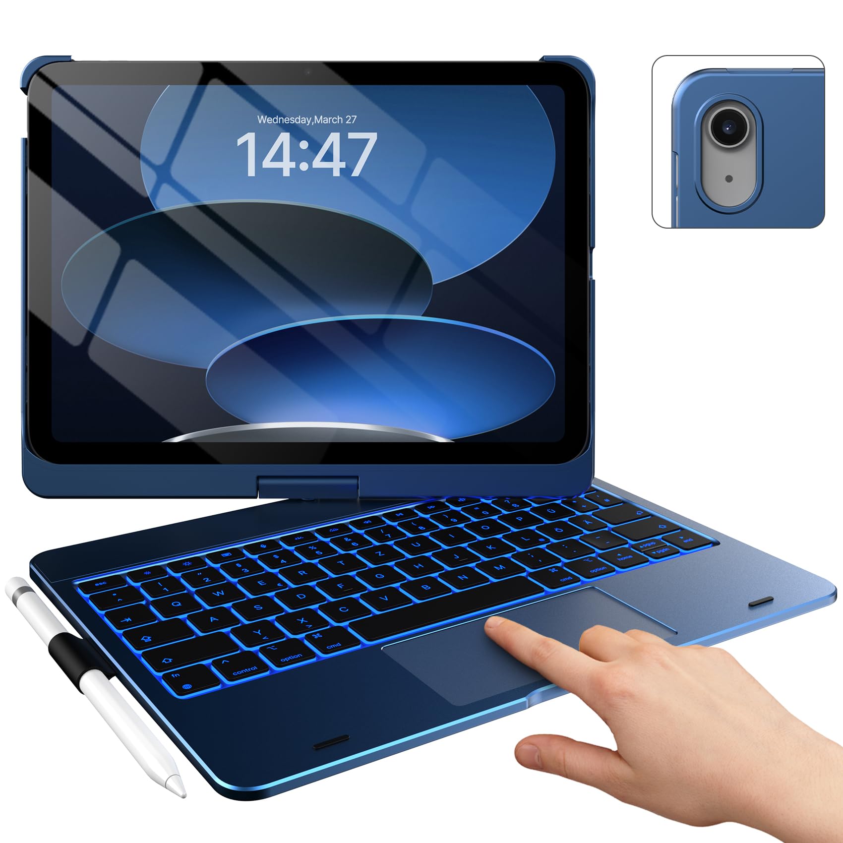 Typecase Custodia Tastiera per iPad 11" (2025) / 10.9" (10 Gen)