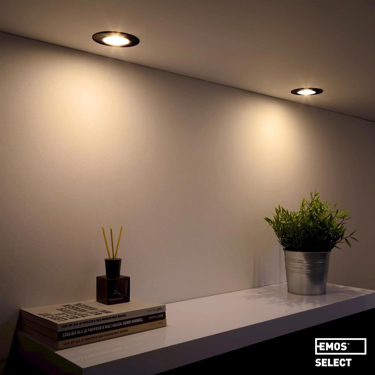 Emos Faretti LED da Incasso 5W 3000K (Set 6 pezzi, nero) - immagine 7