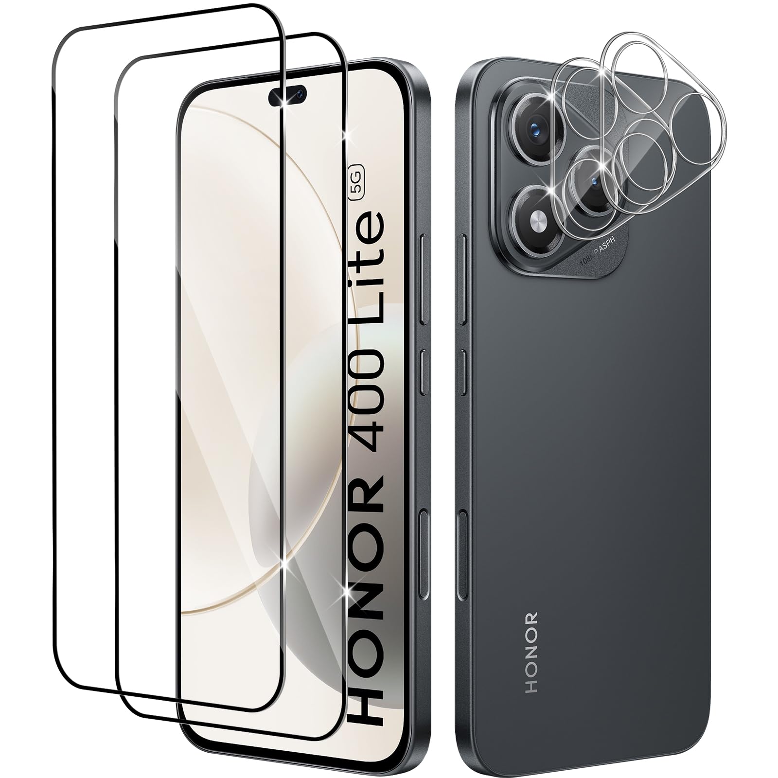 Vetro Temperato per Honor 400 Lite 5G - 2 Pezzi