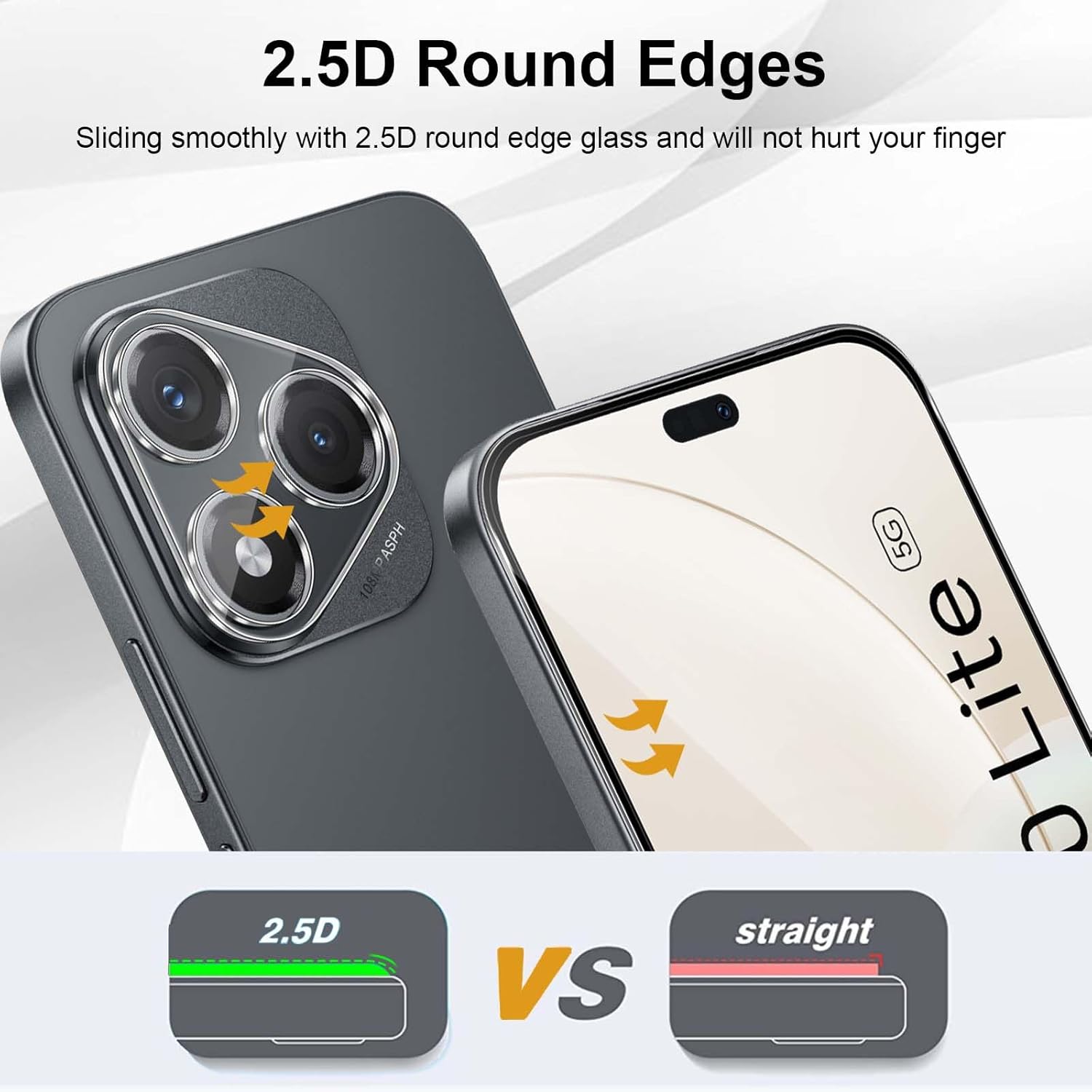 Vetro Temperato per Honor 400 Lite 5G - 2 Pezzi - immagine 6