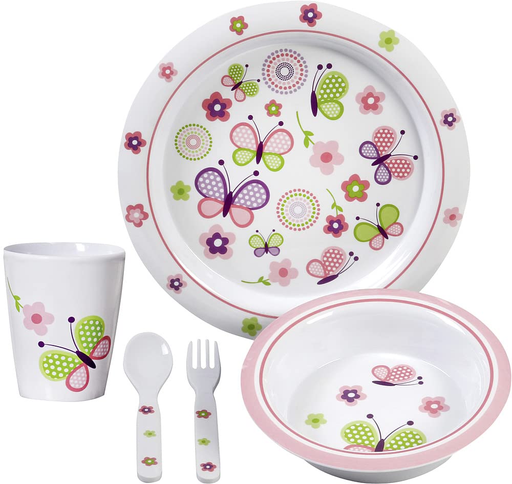 BRUNNER Set Piatti Bambini Butterfly Kids Girl 3+