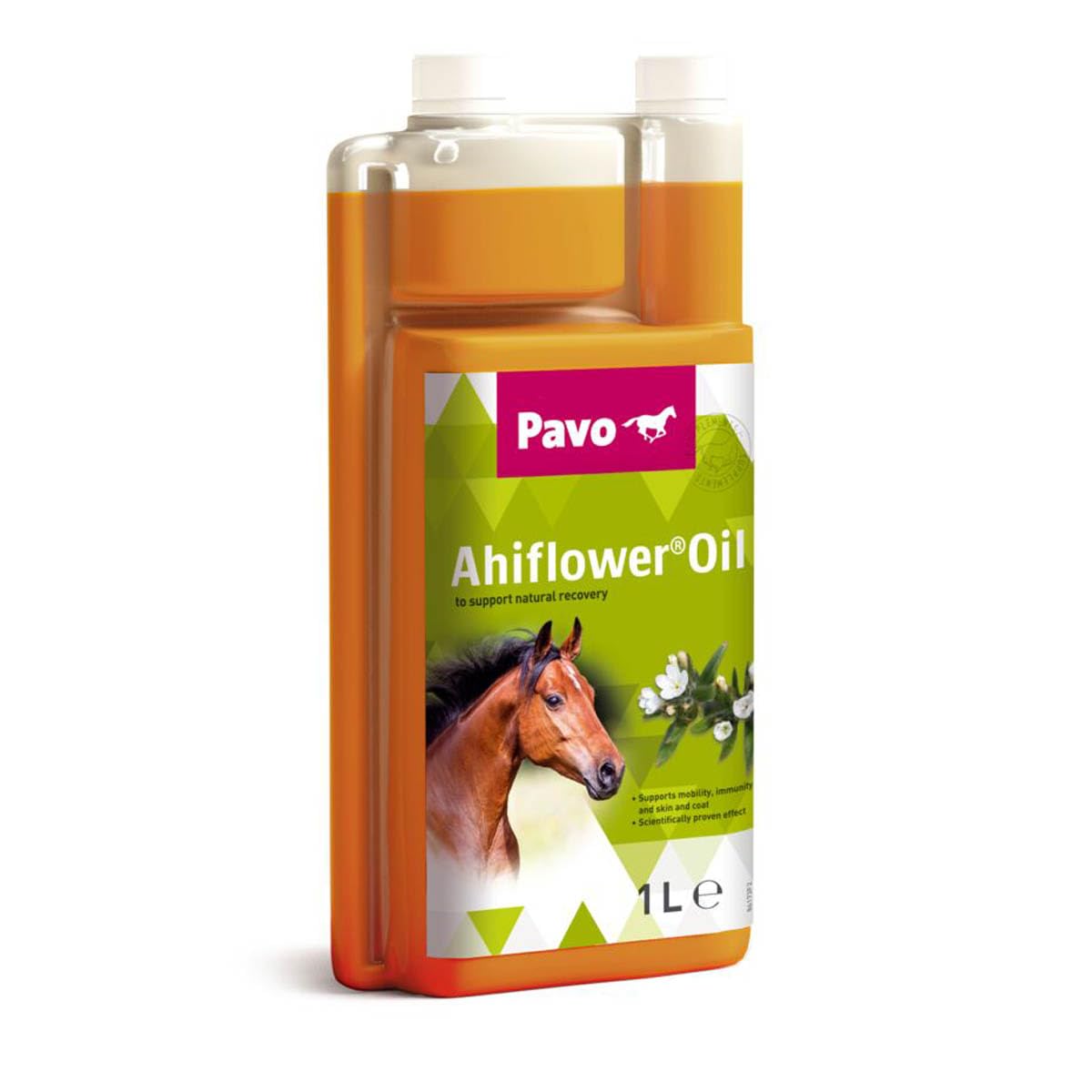 Pavo Ahiflower® Oil | Supporta mobilità, immunità, pelle e pelo | 1 l