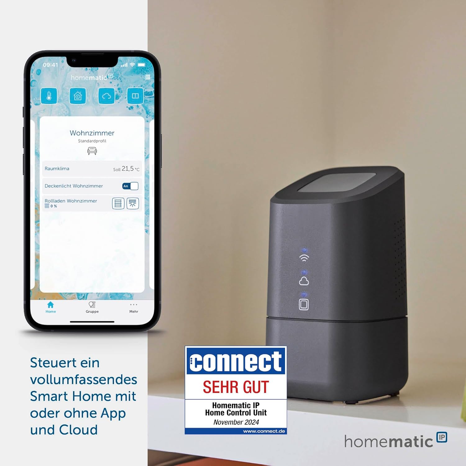 Homematic IP Home Control Unit Antracite - immagine 2