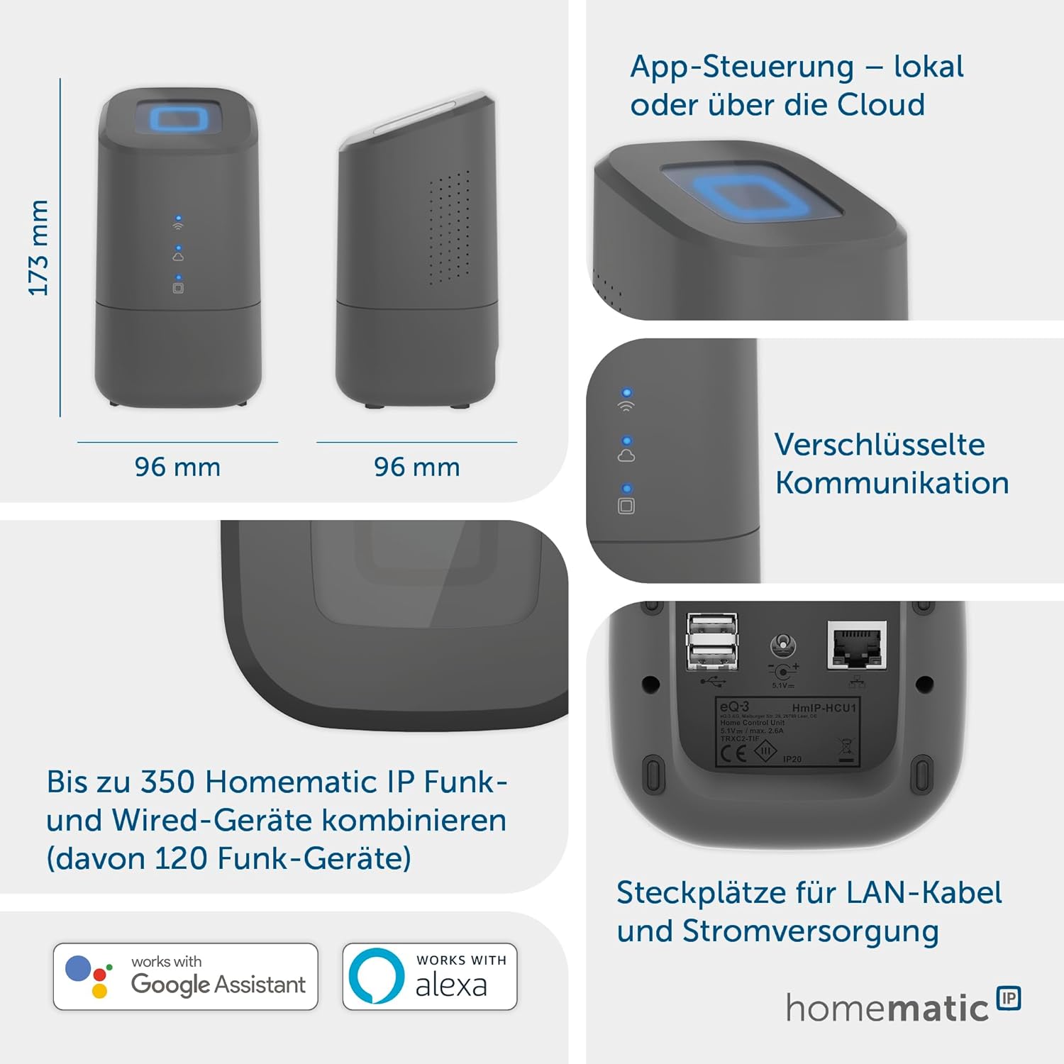 Homematic IP Home Control Unit Antracite - immagine 3