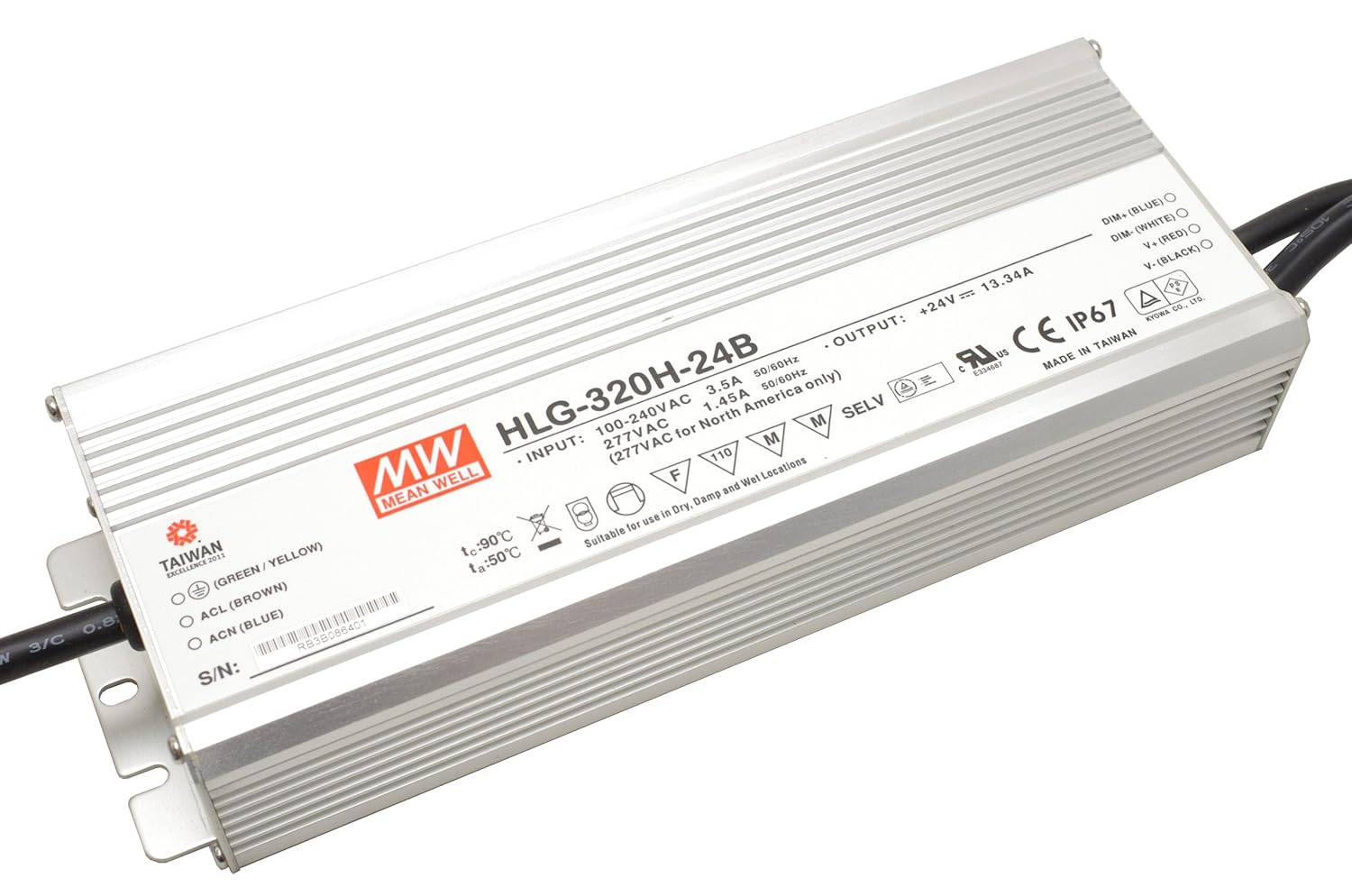 Meanwell HLG-320H-24B - Alimentatore LED Dimmerabile - immagine 1