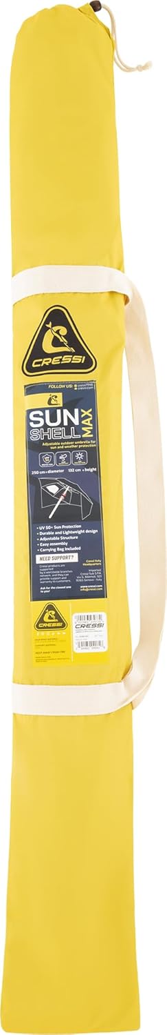 Cressi Sunshell Umbrella Parasol Max Ø 250cm - immagine 4