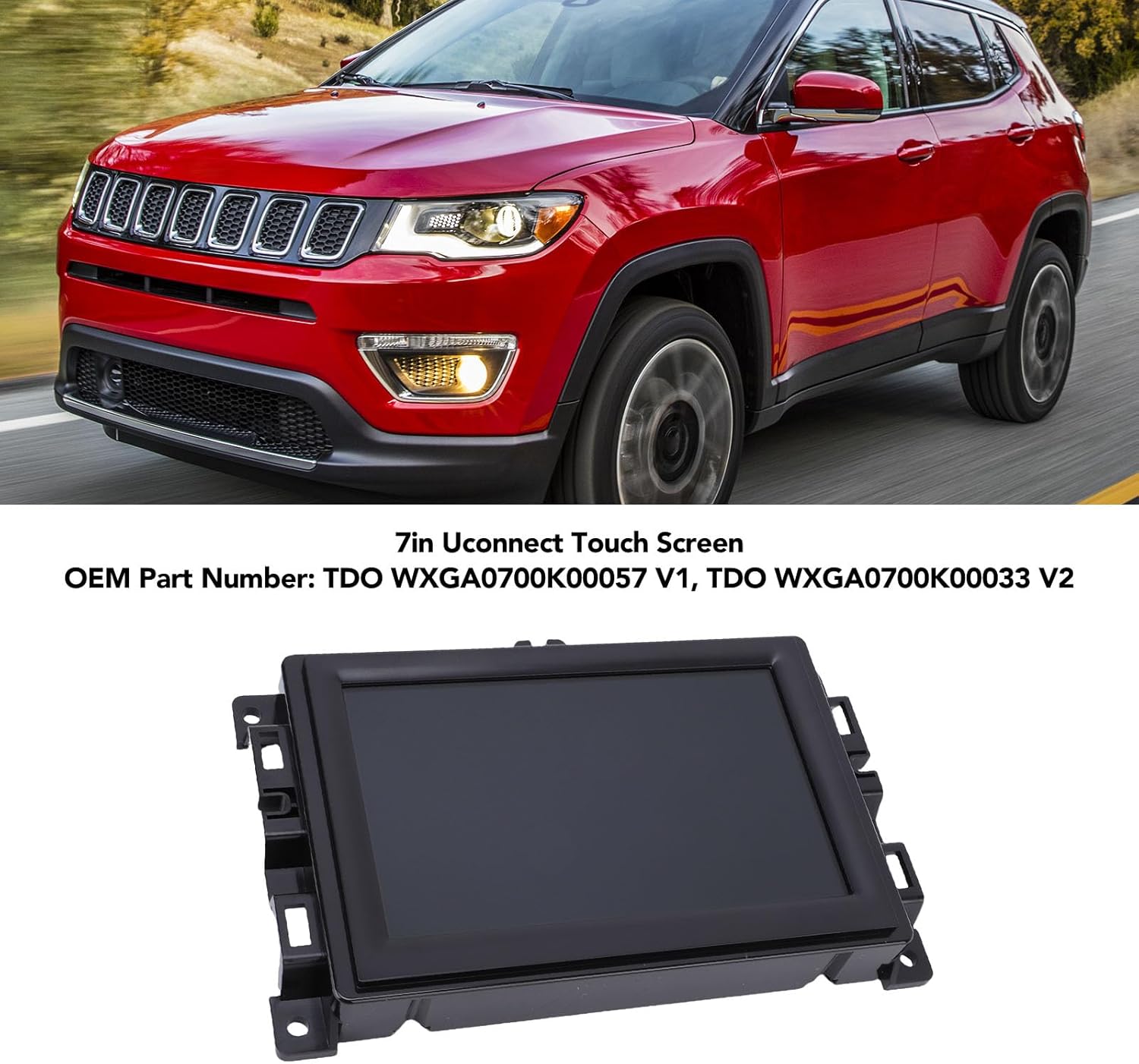 Yctze Display Touchscreen 7 Pollici per UConnect - immagine 4