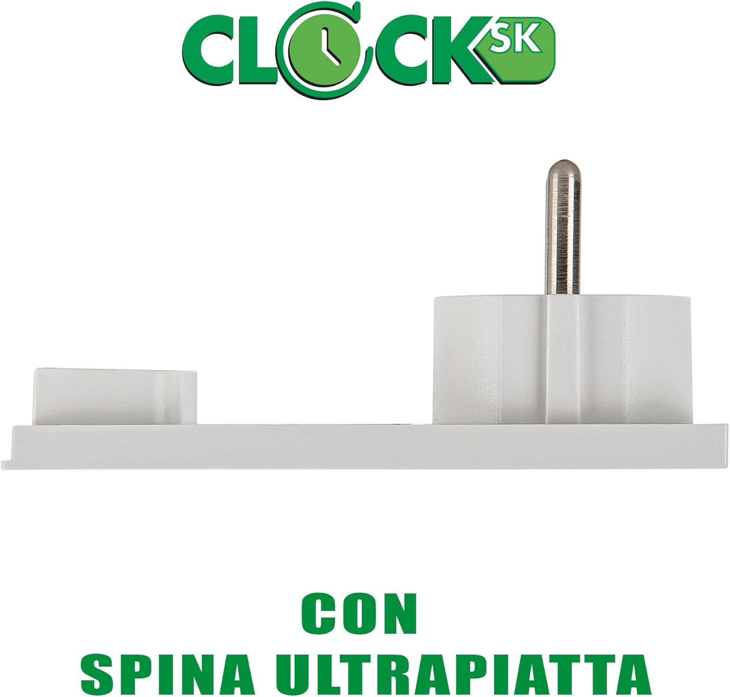 Fanton 92032 Prolunga Lineare CLOCK 1m, Bianca - immagine 2