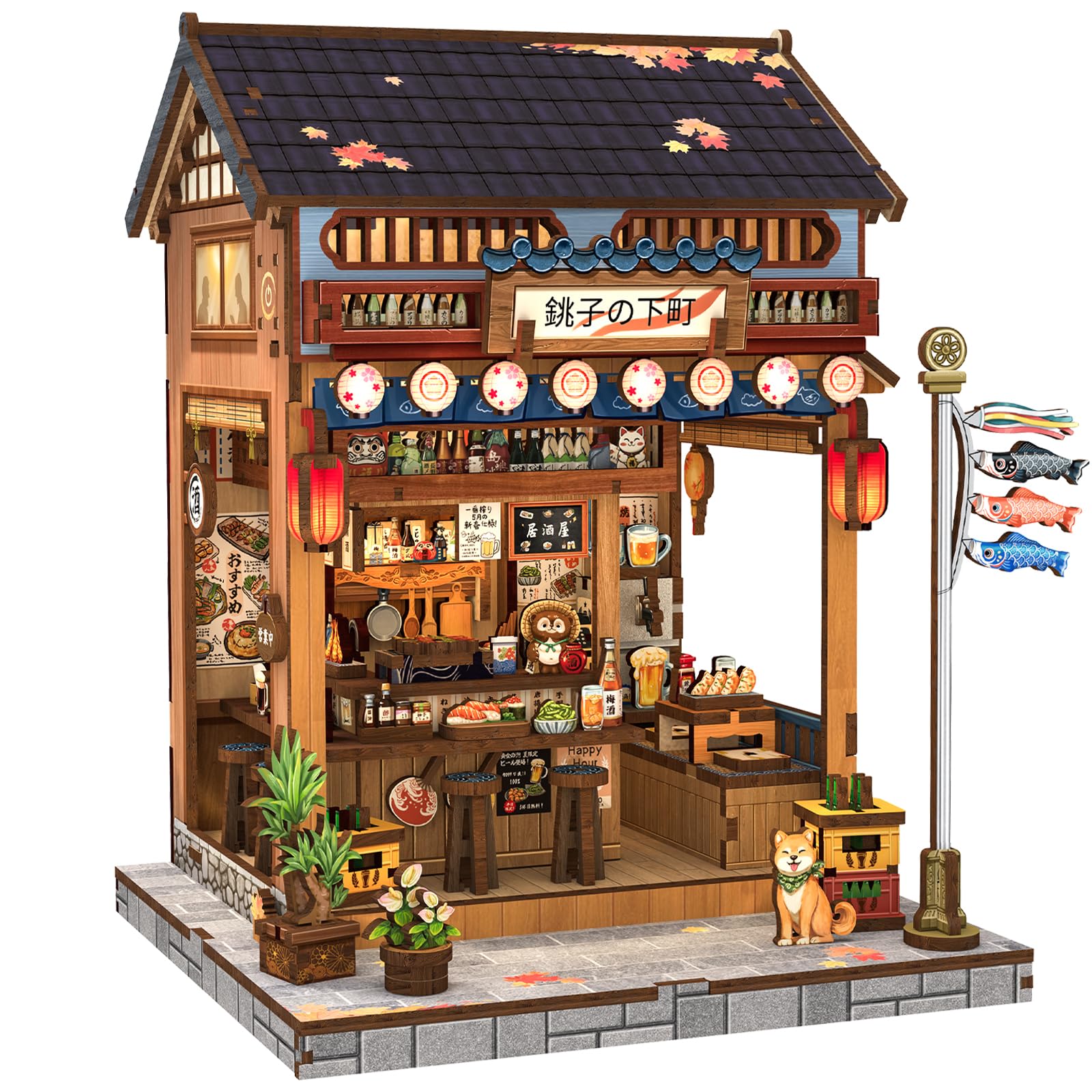 CUTEBEE Kit Book Nook per Adulti - Izakaya Giapponese