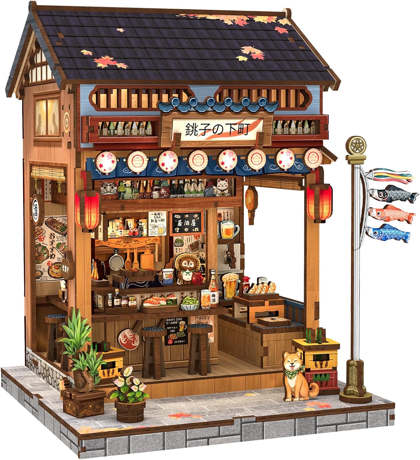 CUTEBEE Kit Book Nook per Adulti - Izakaya Giapponese - immagine 1