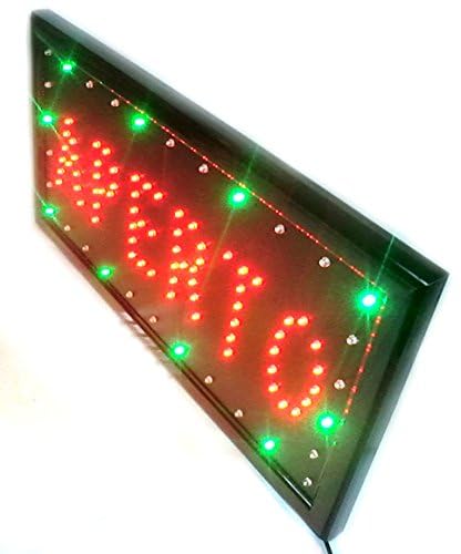 Cucuba Insegna LED 'Aperto' con Cornice Colorata