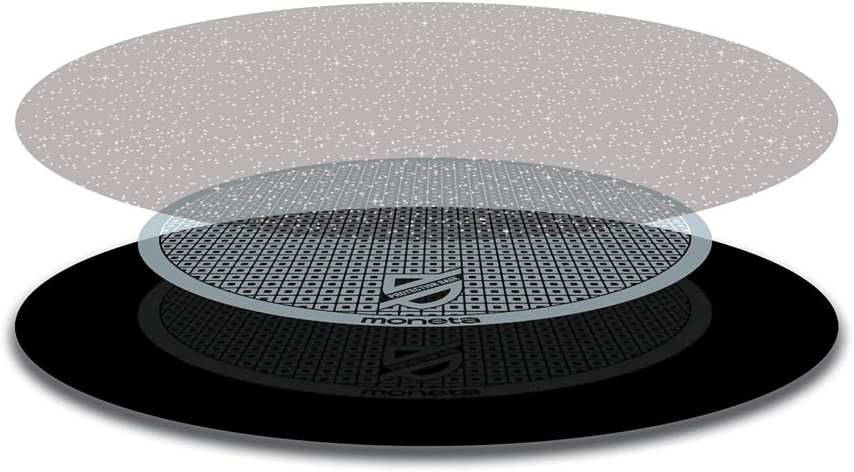 Moneta Nova Protection Base Tegame con Coperchio, Alluminio, Nero, 28 cm - immagine 5