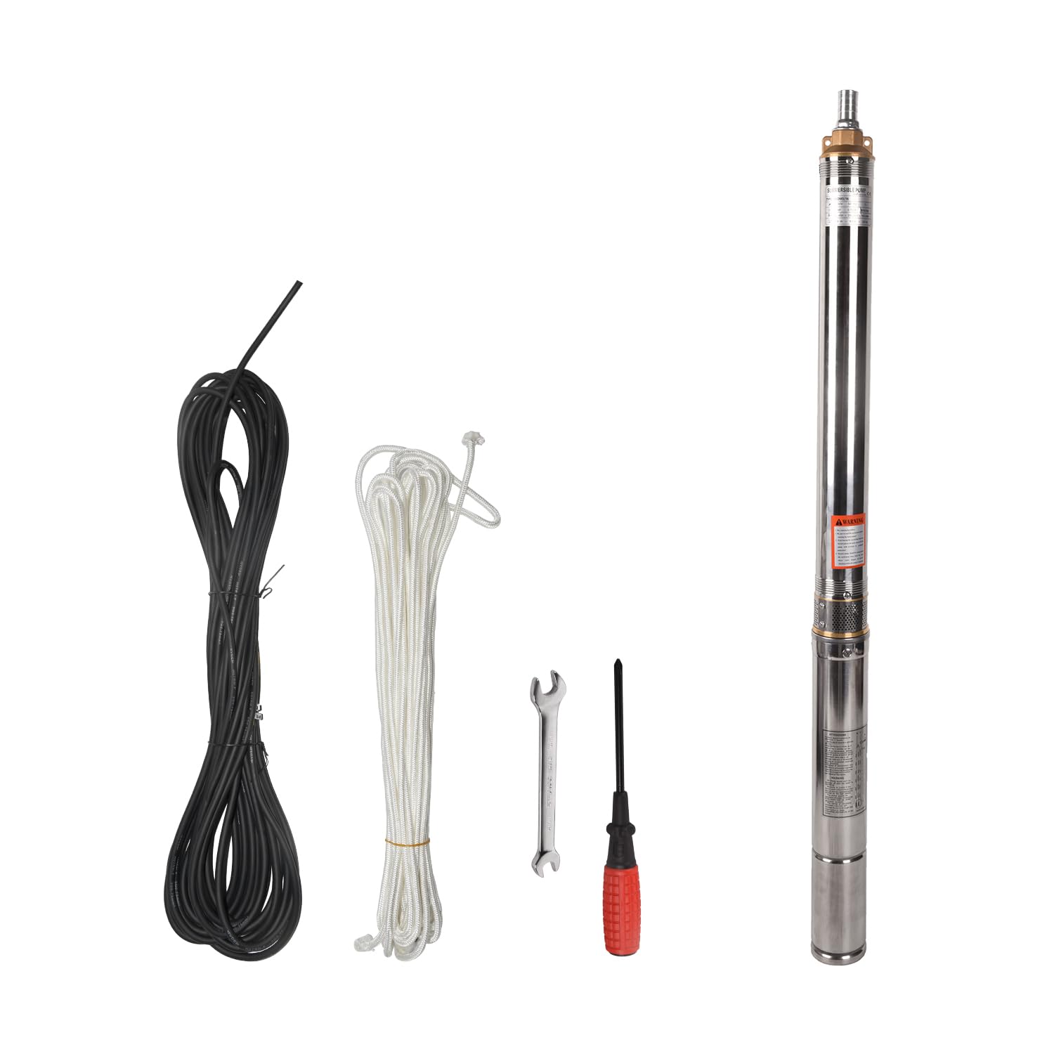 Pompa per Fontana Profonda 3 Pollici 750W 6000 l/h