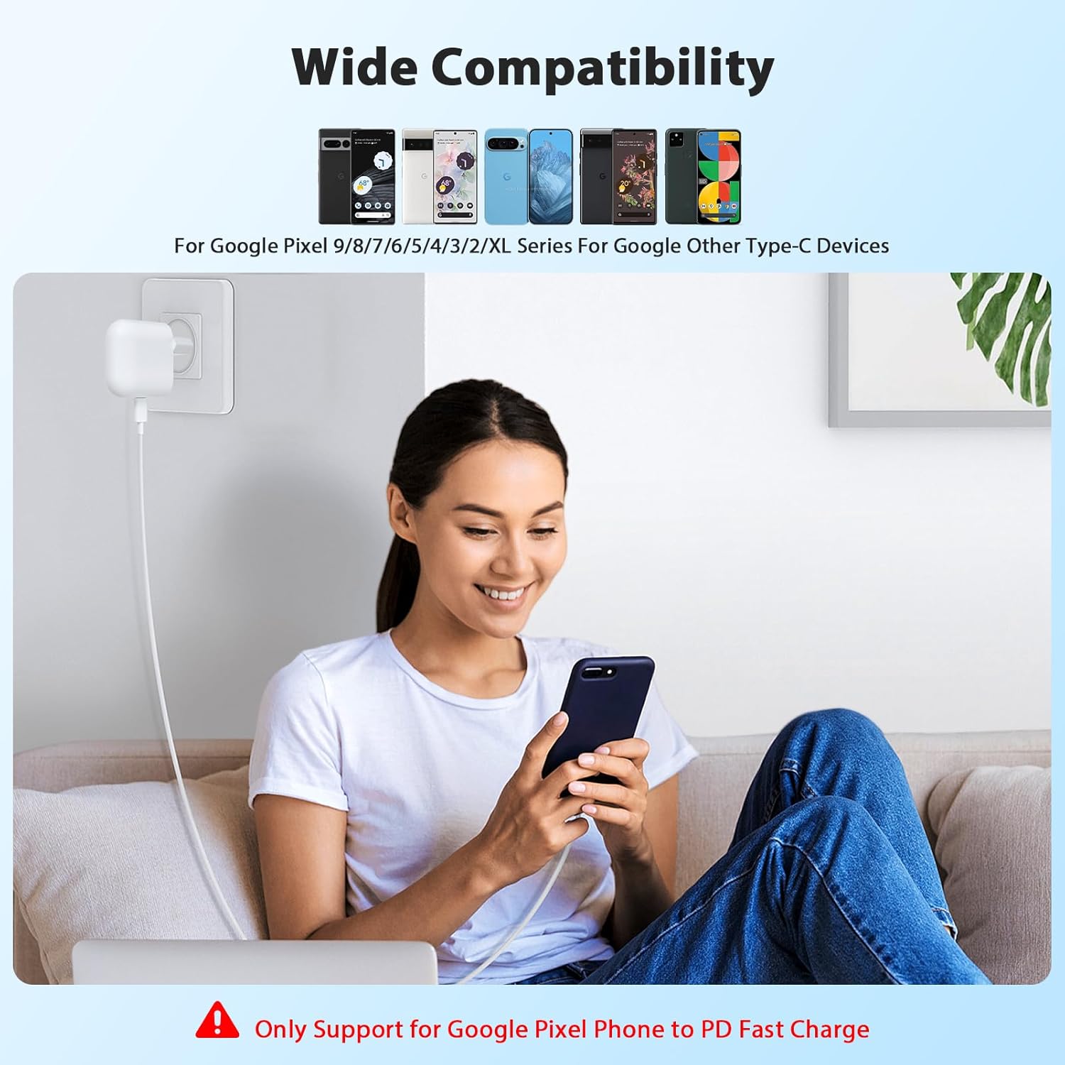 Caricatore USB-C 45W con Cavo 6A 1M - immagine 6