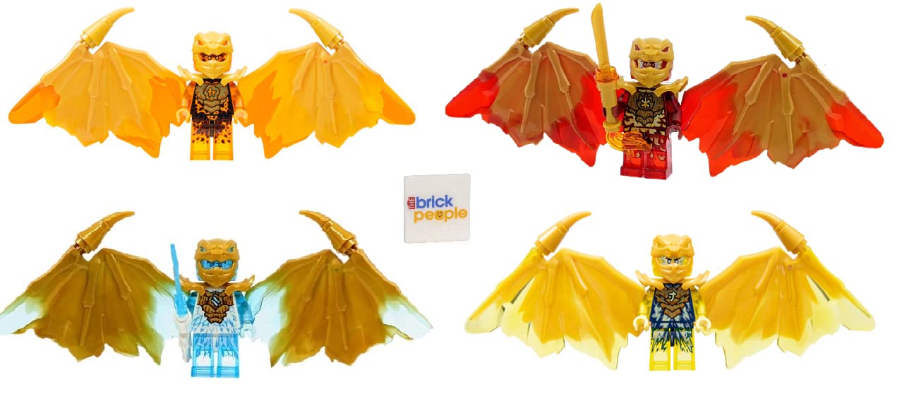 LEGO Ninjago - Set Drago Dorato Cristallizzato con Minifigure