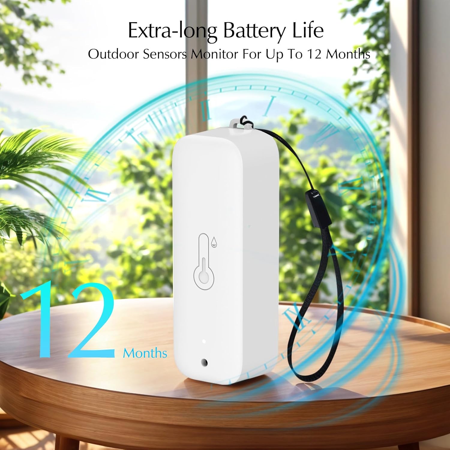 Igrometro Wifi Termometro Esterno Wireless 150m Range - immagine 8