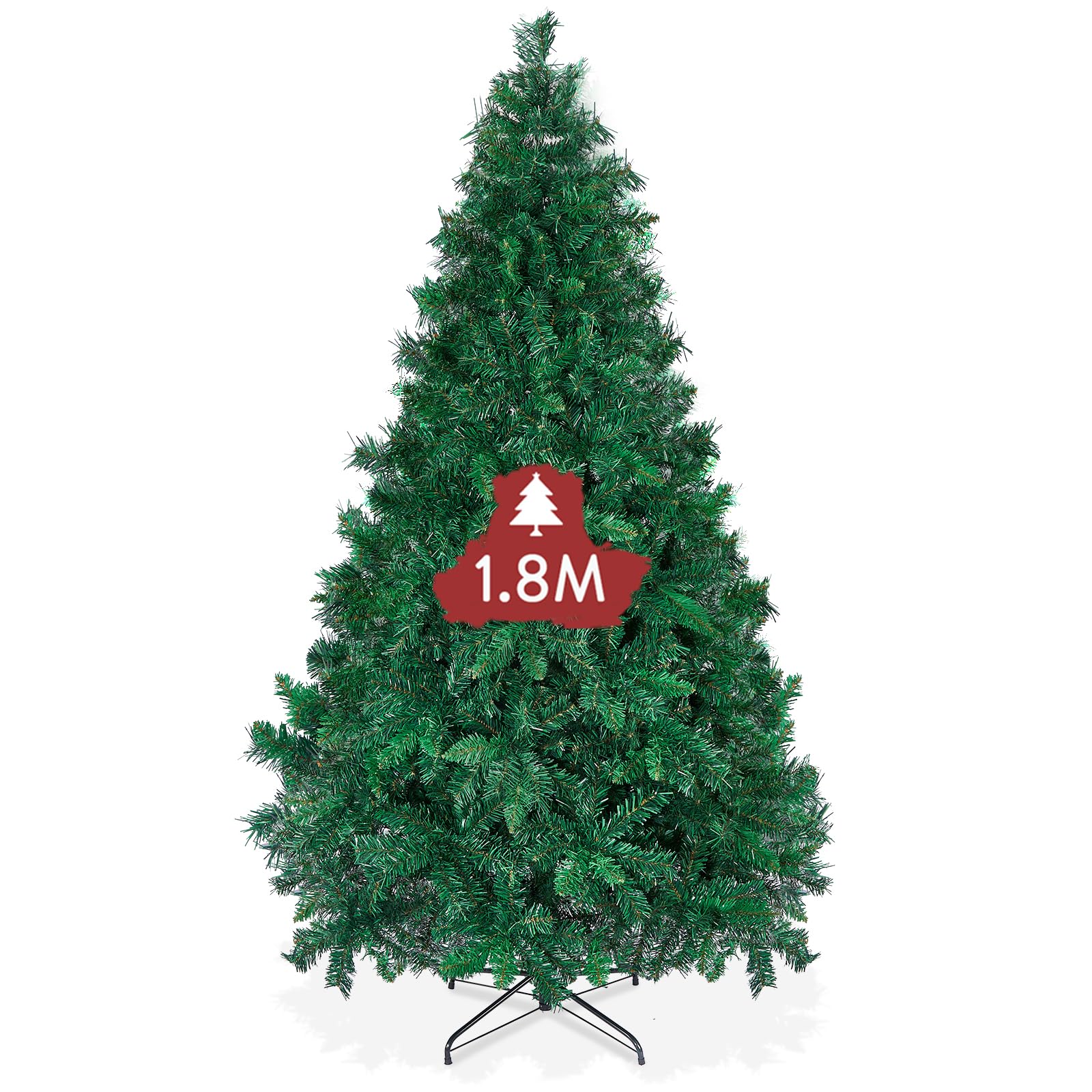 Ousfot Albero di Natale 180 cm, Verde Realistico
