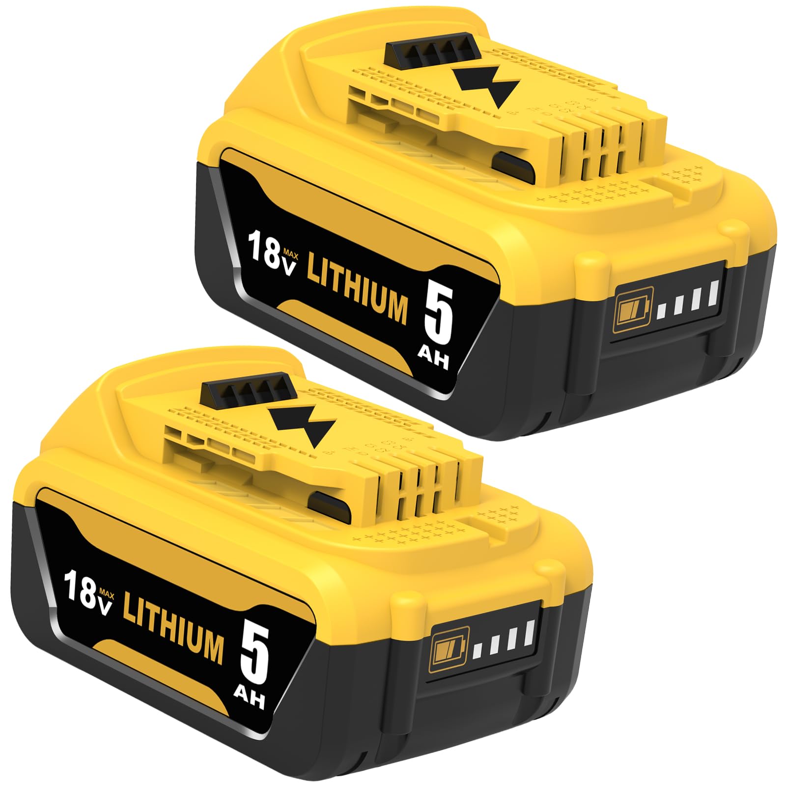 Sostituzione Batteria per Dewalt 18V 5000mAh (2 pezzi)