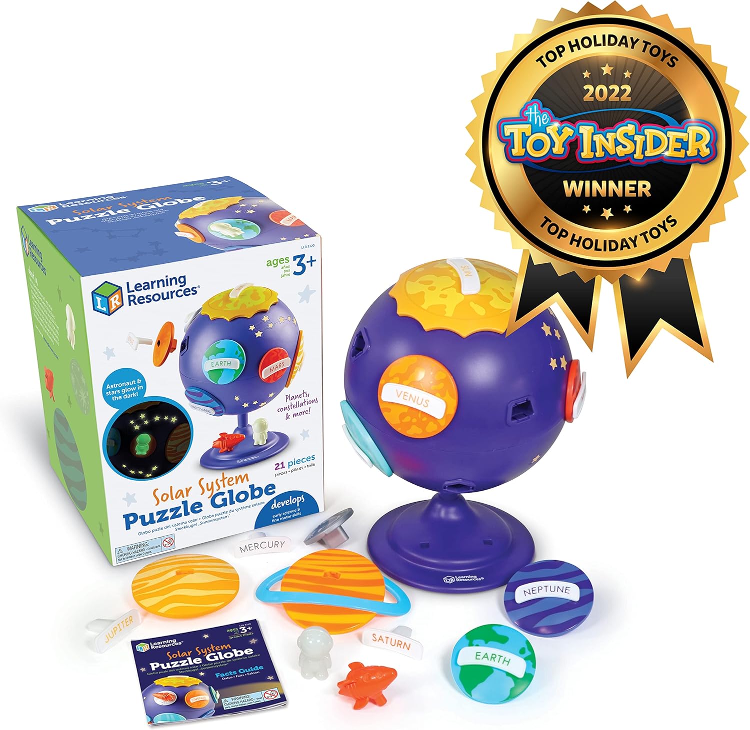 Learning Resources Globo Puzzle del Sistema Solare 21 pezzi - immagine 5