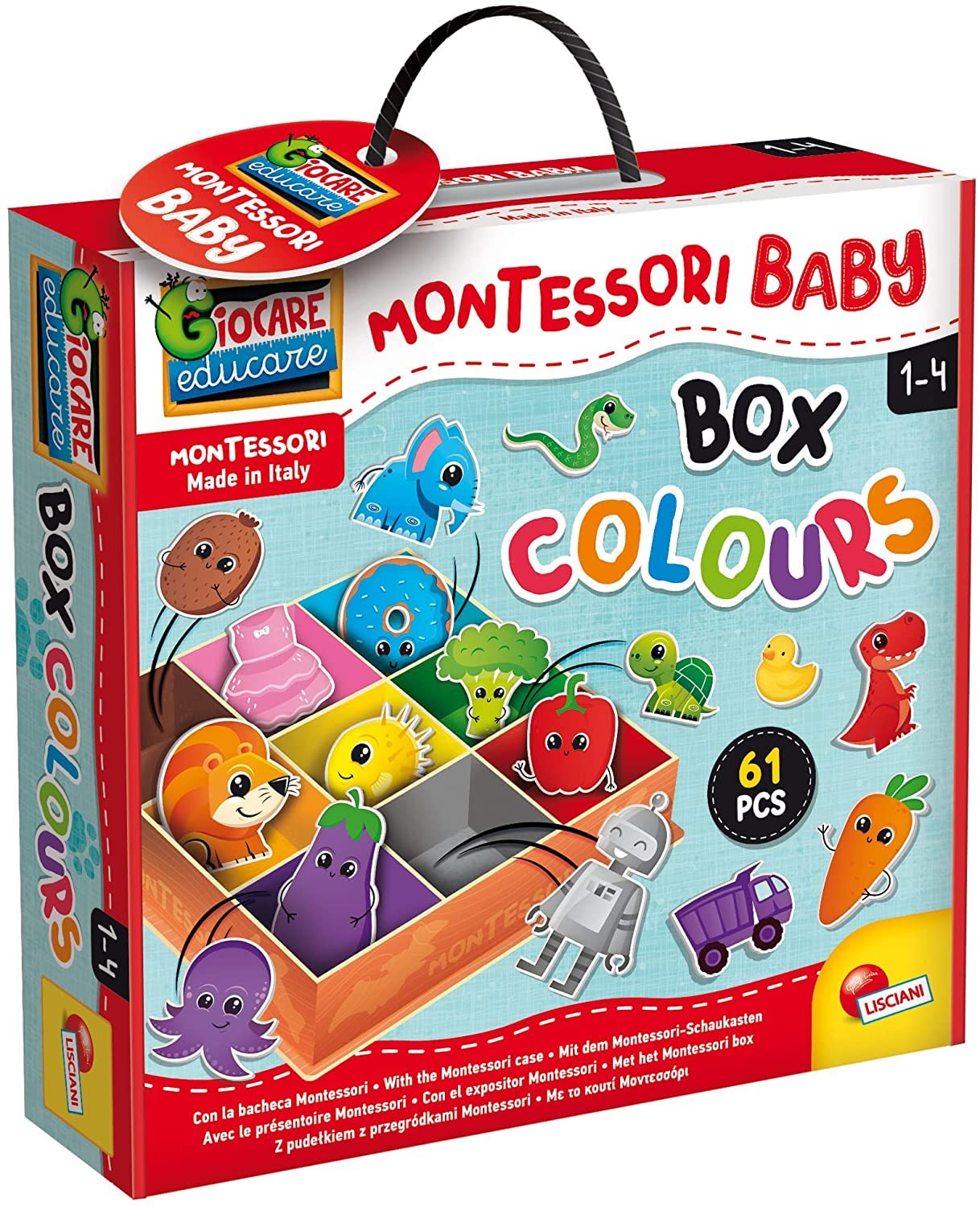 Lisciani Giochi Montessori Baby Box colours, 92765